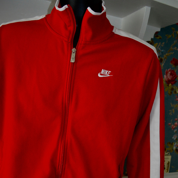 red and white nike jacket